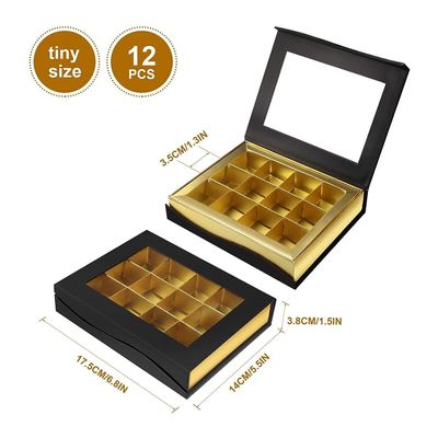 Rechteck-Pappschokoladen-Darstellungs-Geschenkboxen stellen sich besonders angefertigt vor