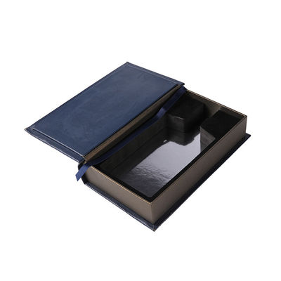 Soem-Marine-blaues Buch-geformtes Magazin, Geschenk-Verpackungs-Kasten für Parfüm