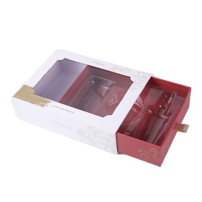 Hautpflege-Fach-Art kosmetische Farbe der Geschenkbox-PMS mit Satin-Abziehvorrichtung