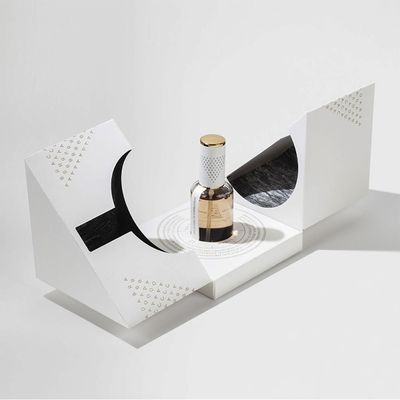 Magnetische Kubikparfüm-Geschenkboxen, doppelte Tür-Geschenkbox fertigten Größe besonders an