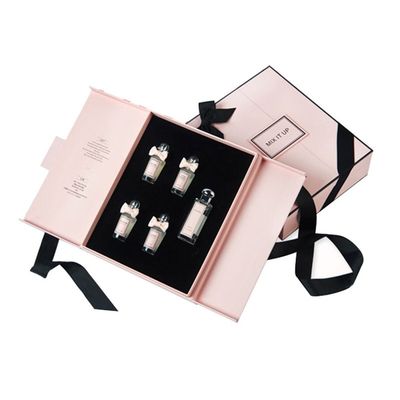 2-teiliger doppelte Tür-Schließungs-Band-Bogen-Kasten-Rosa-Luxus für Parfüm