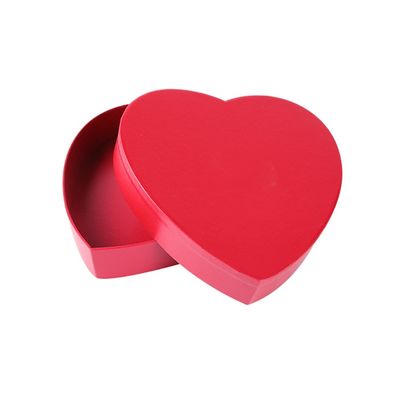 Schokoladen-Geschenk-Verpackenkästen CMYK 19*19*3.8cm, leeres Herz formten Pralinenschachteln