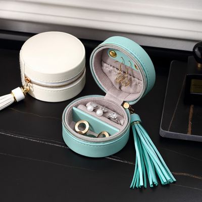 Handgemachter tragbarer Reise-Schmuck-Kasten
