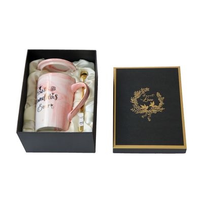 Steifer stempelnder PapierLogo Set Up Gift Box für Kaffeetasse-Reihe