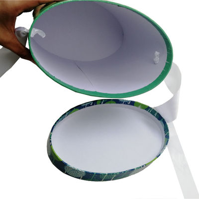 Pappzusammenpassender Ellipsen-Geschenk-Verpackungs-Kasten für Danksagungs-Tag