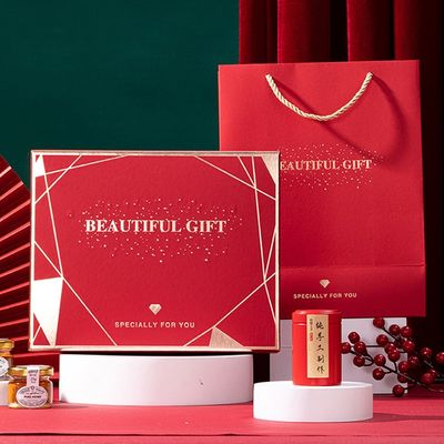 Handgefertigte harte Pappbrautjungfern-Geschenkboxen, die mit Deckeln verpacken