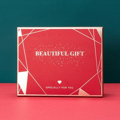 Handgefertigte harte Pappbrautjungfern-Geschenkboxen, die mit Deckeln verpacken