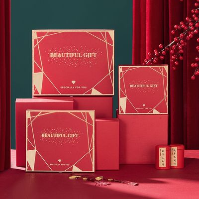 Handgefertigte harte Pappbrautjungfern-Geschenkboxen, die mit Deckeln verpacken