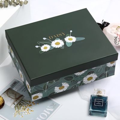 Dekorativer kundenspezifischer steifer Deckel und niedrige Pappgeschenkboxen für Imbiss-Paket