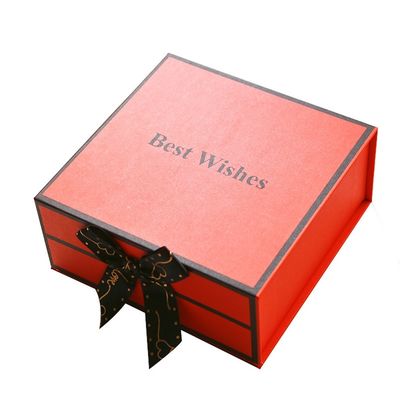 Vor eingewickelter magnetischer Fang Papp-Flip Top Gift Boxes Withs
