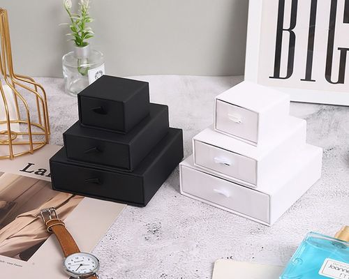 Personalisierte Schublade Stil kleine Schmuck Geschenkbox für Halskette Ring Haarspangen