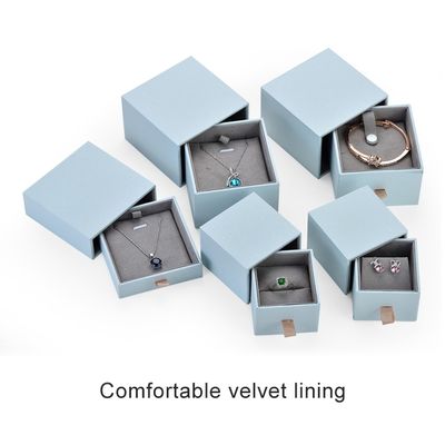 Kundenspezifischer personalisierter Schmuckverpackungskasten 1200 Gramm für Armband-Ohrring-Halsketten-Ring