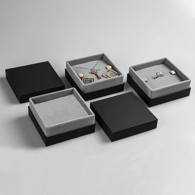 Benutzerdefinierte Karton Schmuck Geschenkboxen Ohrring Halskette Ring Verpackung