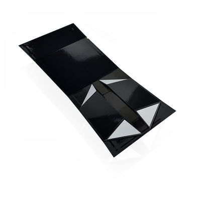 CMYK-Farbhandgemachte zusammenklappbare magnetische Geschenkboxen glatte schwarze 20.5*20.5*9cm
