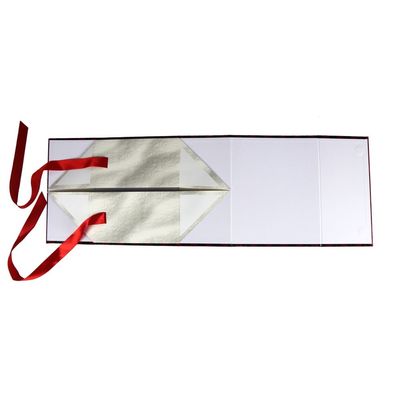 Laser schnitt Band-Endvalentinstag-Geschenkbox 25.5*12.5*20.5cm