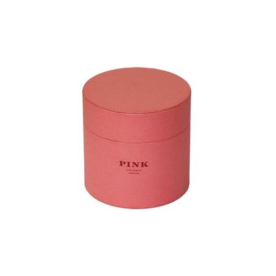 Wiederverwendbarer 10cm Durchmesser-Rosa-Zylinder-Papier-Kasten für das Hemd-Verpacken