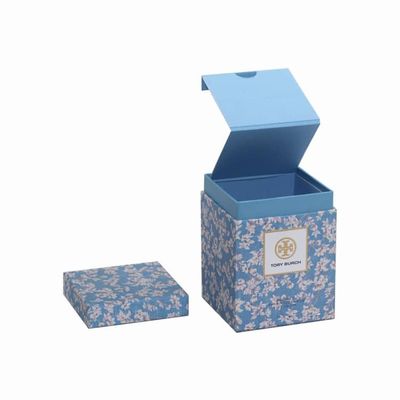Zweiteilige steife Papiergeschenkbox volle Druck9*9*12cm mit Kartenhalter