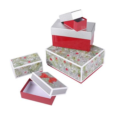Eingestellt von 6 sortierten Größen-Weihnachtsnistengeschenkboxen mit ISO9001