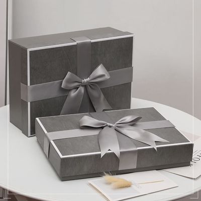 Kundengebundene Pantone-Farbgroße Rechteck-Geschenkbox mit Deckel-Schal-Geschenkbox