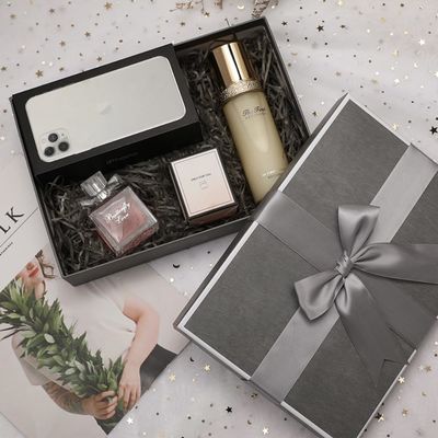 Kundengebundene Pantone-Farbgroße Rechteck-Geschenkbox mit Deckel-Schal-Geschenkbox
