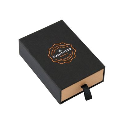 Handgemachte Fach-Art-steife Papiergeschenkbox mit EVA Insert For Wax Seal-Stempel