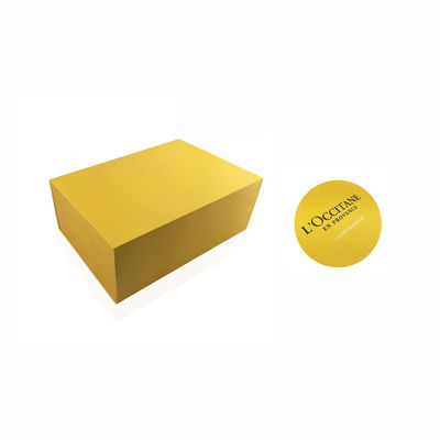 Gelbe 31*20*7cm kosmetische Geschenkboxen fertigten Logo For Face Cream besonders an