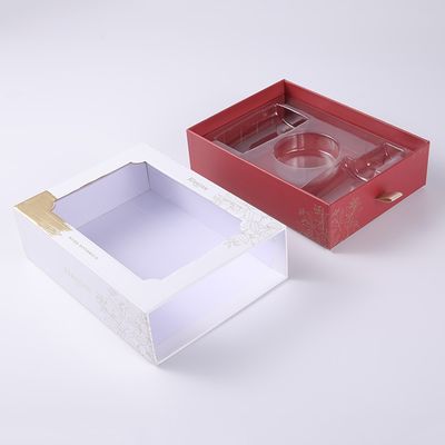 Hautpflege-Fach-Art kosmetische Farbe der Geschenkbox-PMS mit Satin-Abziehvorrichtung