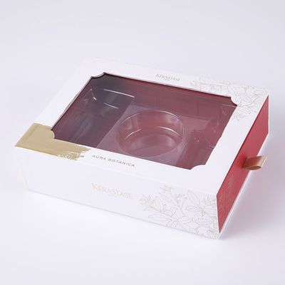 Hautpflege-Fach-Art kosmetische Farbe der Geschenkbox-PMS mit Satin-Abziehvorrichtung