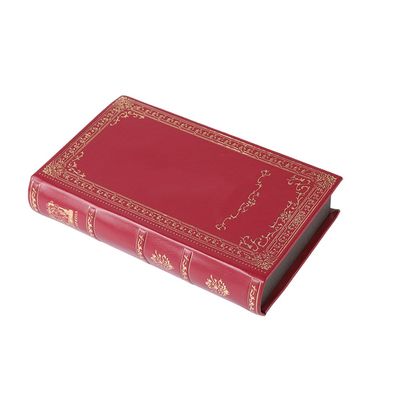 Rote Buch-Form-Parfüm-Geschenkboxen 21*13*4cm mit magnetischem Deckel und EVA Insert