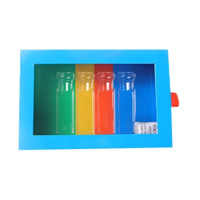 CMYK-Farbhandgemachte Duft-Geschenkbox mit 4 Hohlräume klarem HAUSTIER Fenster
