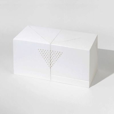 Magnetische Kubikparfüm-Geschenkboxen, doppelte Tür-Geschenkbox fertigten Größe besonders an