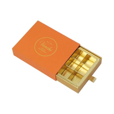 Teiler 3X4 ziehen Geschenkbox-Golddas stempeln Logo Multifunctional aus