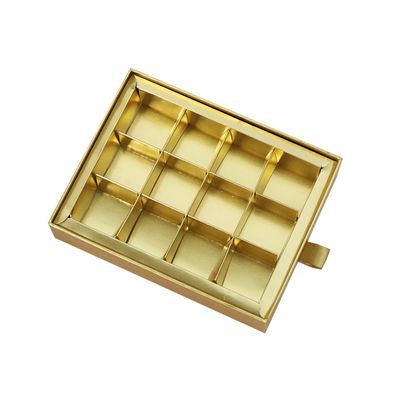 Teiler 3X4 ziehen Geschenkbox-Golddas stempeln Logo Multifunctional aus