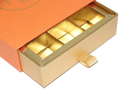 Teiler 3X4 ziehen Geschenkbox-Golddas stempeln Logo Multifunctional aus