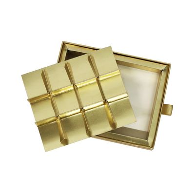 Teiler 3X4 ziehen Geschenkbox-Golddas stempeln Logo Multifunctional aus