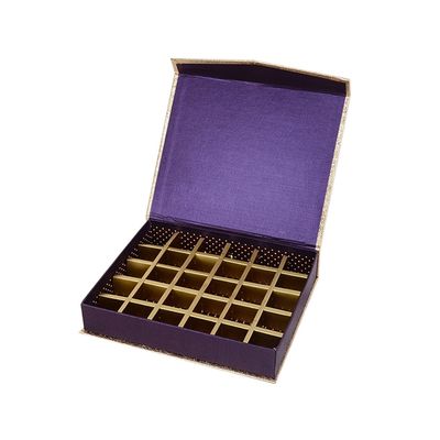 Buch-Form verbarg magnetische leere Pralinenschachteln mit Teilern 23.2x19x4.6cm