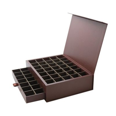 Soem-Service-Doppelschicht-Schokoladen-Geschenk-Verpackenkästen mit Fach-Basis