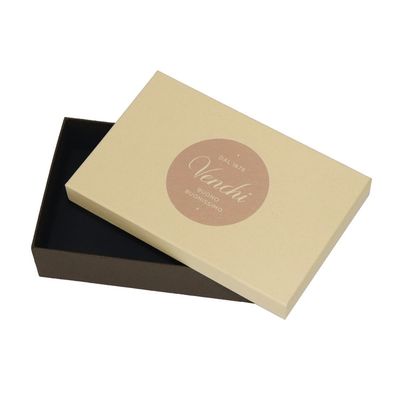 Das abnehmbare Deckel-Schokoladen-Geschenk-Verpacken packt 20*13*5cm mit Beige ein