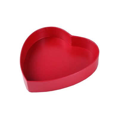 Schokoladen-Geschenk-Verpackenkästen CMYK 19*19*3.8cm, leeres Herz formten Pralinenschachteln