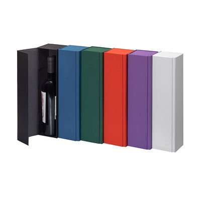 Verborgenes Drucken Magnet-nahes Wein-Geschenk-Verpackenkasten-Flip Tops CMYK 4C