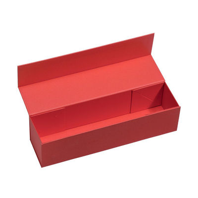ISO9001 bestätigte steifes Wein-Geschenk-Verpackenkästen mit magnetischer Klappe
