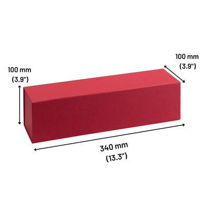 ISO9001 bestätigte steifes Wein-Geschenk-Verpackenkästen mit magnetischer Klappe