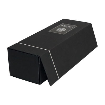 Faltbares Matt Black Wine Gift Packaging packt zusammenklappbare Art ein