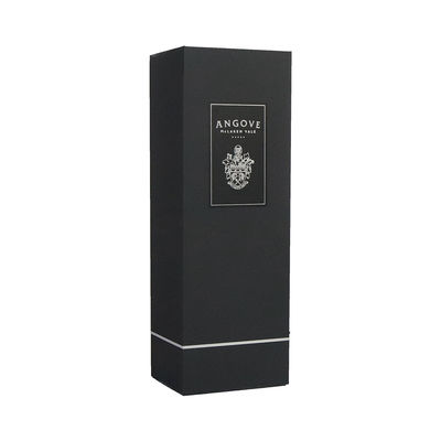 Faltbares Matt Black Wine Gift Packaging packt zusammenklappbare Art ein