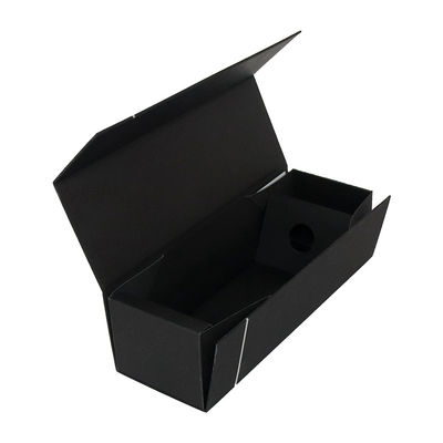 Faltbares Matt Black Wine Gift Packaging packt zusammenklappbare Art ein