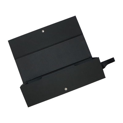 Kundengerechte Schnellschließungs-faltende Geschenkboxen mit Griff Matt Black