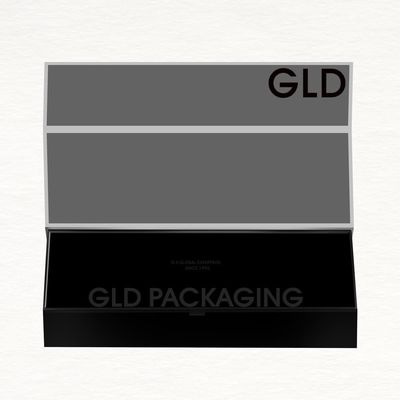 Magnetische Schließung Grey Wine Gift Packaging Boxes mit eingehängtem Deckel