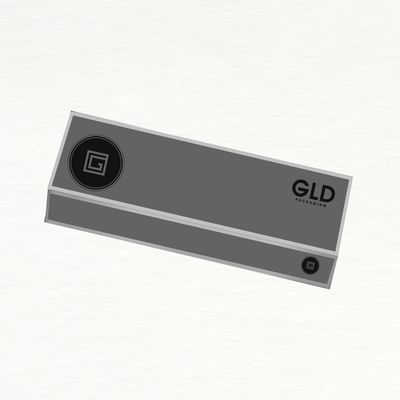 Magnetische Schließung Grey Wine Gift Packaging Boxes mit eingehängtem Deckel