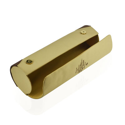 Beige Rolle formen magnetische Knöpfe Champagne Gift Box With Twos
