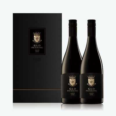 2 Flaschen-Wein-Geschenk-Verpackenkästen
